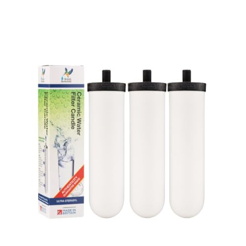 British Berkefeld Doulton Water Candle Compatible with Berkey Filter Replacement for BB9