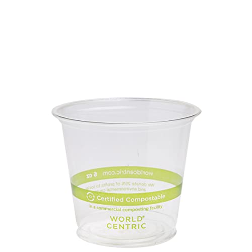 100% Compostable Cups by World Centric (2000 Count)