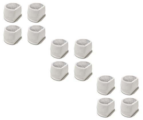 Water Filter Replacement Compatible with Drinkwell Pet Dog Cat Water Fountain Avalon (12 Count)