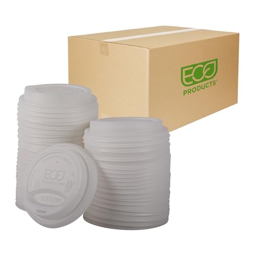 Eco Products Compostable Coffee Cup Lids (800 Count)