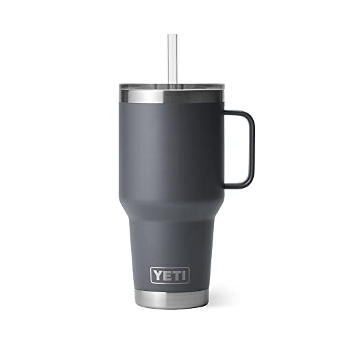 Rambler 35 oz Tumbler with Handle and Straw Lid