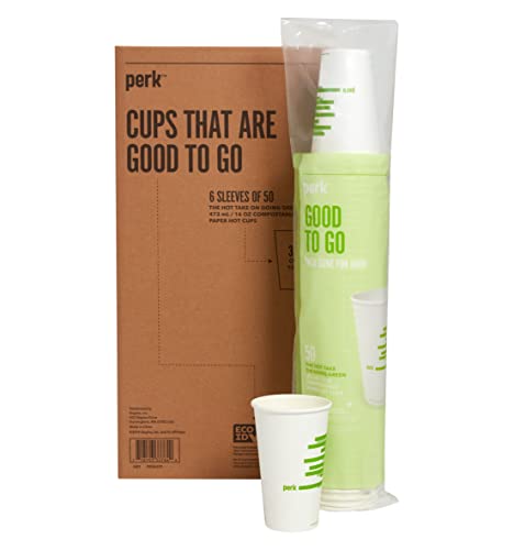 Eco Compostable Paper Hot Cups (600 Count)