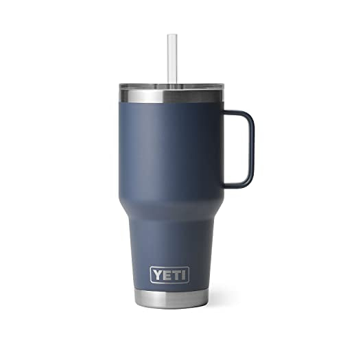 Rambler 35 oz Tumbler with Handle and Straw Lid