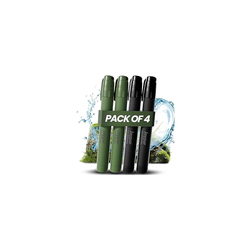 Portable Water Filter Straw Survival (4 Count)