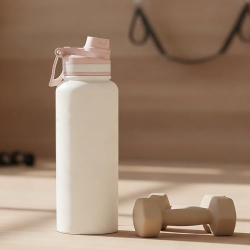 Stainless Steel Water Bottle with Strap 32oz