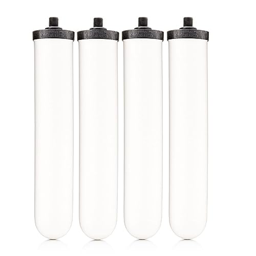 W9123053 ¦ 10" UltraCarb ¦ Authentic Drinking Water Ceramic Replacement Candle Element Filter ¦ 9501 ¦ White ¦ NSF Certified ¦ BSP Thread ¦ (4 Count)