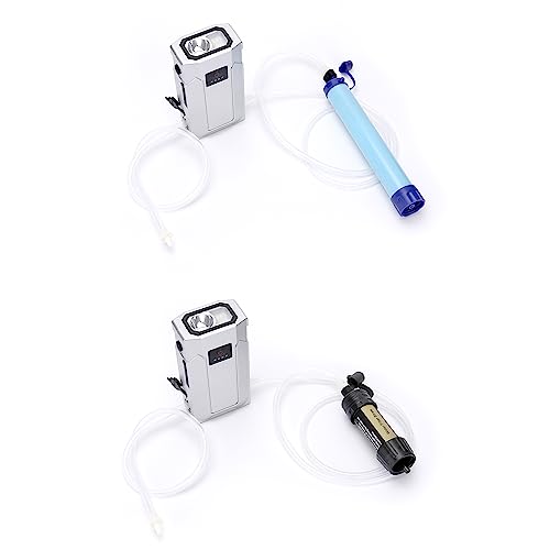 5 in 1 Water Filter Straw Auxiliary Pump 1000ml