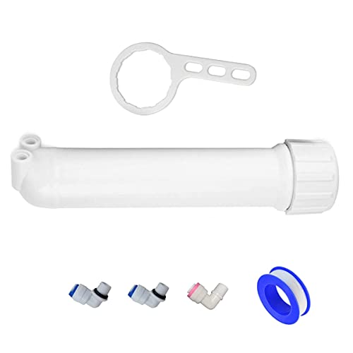 RO Membrane Housing for Residential Reverse Osmosis Membrane Water Filter Cartrige Replacement for Home Drinking Water Filtration System Household