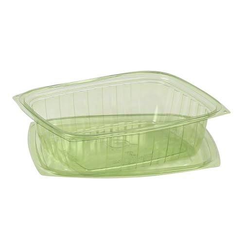 Compostable 24oz Rectangular Deli Containers With Lids (200 Count)