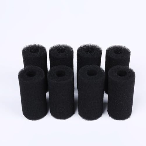 8 Pack Pre Filter Sponge Aquarium Pre Filter Foam Rolls 0.6” Intake Replacement Sponges for Fish Tank Filter Accessories (8 Count)
