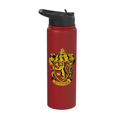 Gryffindor Crest Stainless Steel Insulated Water Bottle
