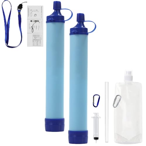 Water Filter Survival Filtration Portable Gear (2 Count)