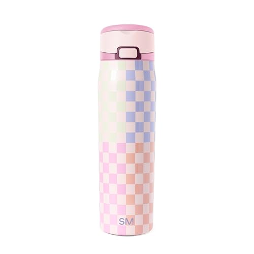 Water Bottle with Straw & Handle