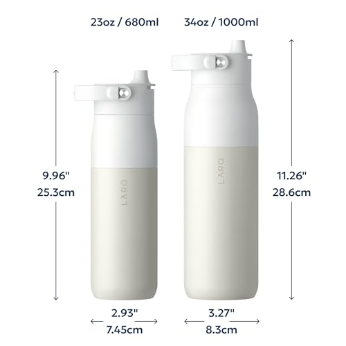 Swig Top Insulated Stainless Steel Water Bottle with Straw and Handle