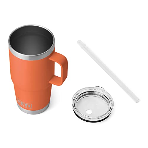 Rambler 25 oz Tumbler with Handle and Straw Lid