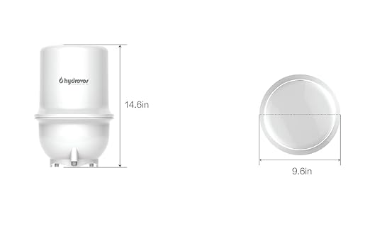 HYDROVOS 75G Series Home RO Water Filtration System, Ultra Safe NSF 372 Certified No Lead, Top Tier Under Sink Reverse Osmosis Drinking Water Filter System