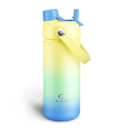 Insulated Water Bottle with Straw Stainless Steel Water Bottle