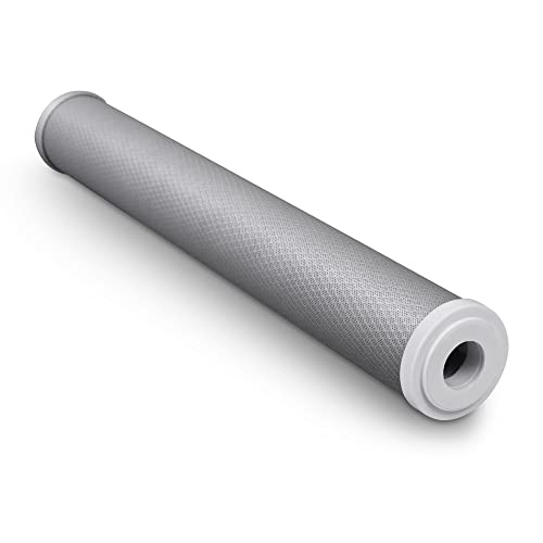 Standard Whole House Coconut Shell Carbon Block 5 Micron Water Filter 20” x 2.5” Fits 20” x 2.5” Housings. Remove Chlorine and Bad Odor. Compatible with C1