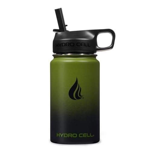 Stainless Steel Insulated Water Bottle with Straw