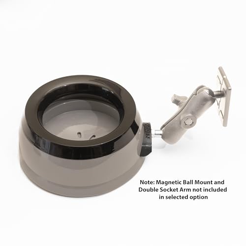 Splashless Pet Water Bowl with 1" Ball Mount for Campervans