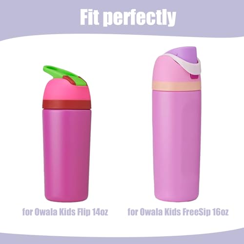 2PCS Protective Boot Compatible with Owala Kids Water Bottle 16 oz &14 oz