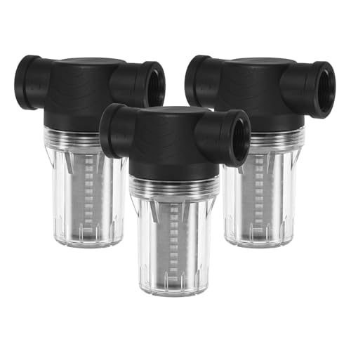 3 Pack Water Pump Strainer with 100 Mesh Stainless Steel Filter Screen