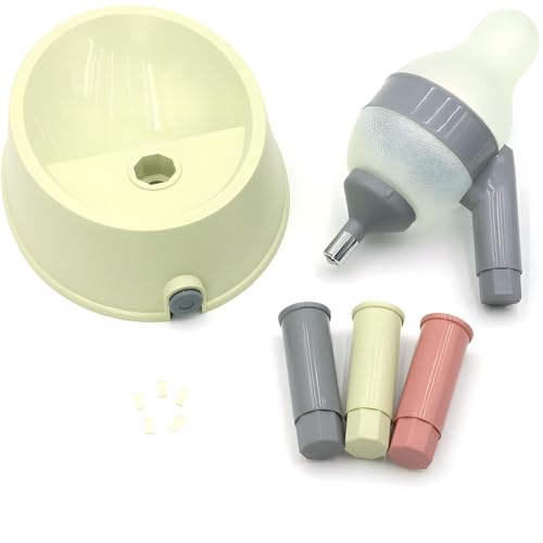 Pet Standing Water Dispenser Cat Dog Standing Bowl with Detachable Pole Automatically Feeding Water Height Adjustable