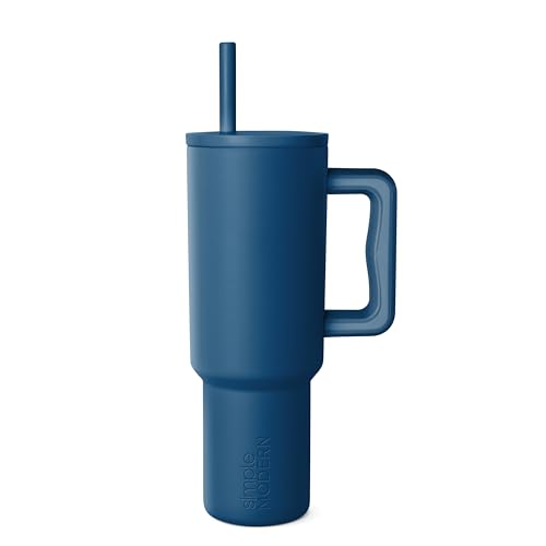 40oz Leak Proof Ceramic Lined Tumbler with Handle