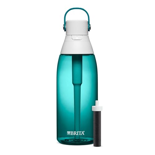 Hard Sided Plastic Premium Filtering Water Bottle