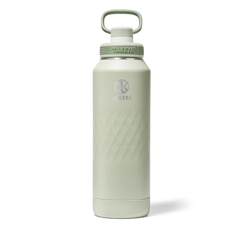 Sport Triple Insulated Water Bottle with Spout Lid and Ice Blocker