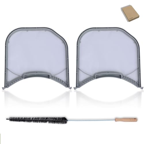 2PC Stainless Steel Dryer Lint Filter for LG DLE3500W00 DLGX4271W DLEX3500W