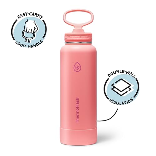 Insulated Water Bottle with Straw Lid