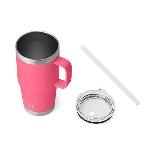 Rambler 25 oz Tumbler with Handle and Straw Lid