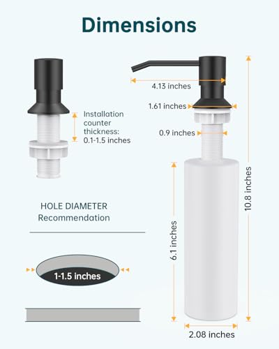 Pull Down Kitchen Faucet with Soap Dispenser