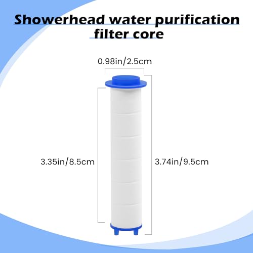 12 PCS Shower Filter Replacement 3.74x0.94 Inch