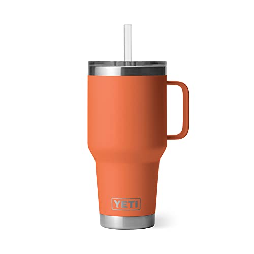 Rambler 35 oz Tumbler with Handle and Straw Lid