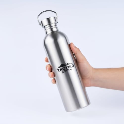 Tactiko Stainless Steel Wide Mouth Water Bottle