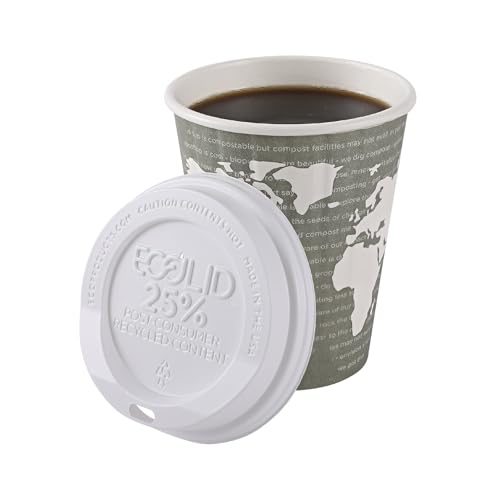Eco Products Ecolid Recycled Large Coffee Cup Lids