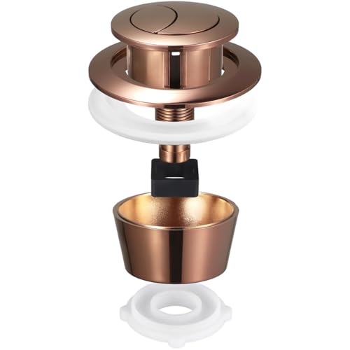 Toilet Push Button Replacement 2Pcs Dual Flush Push Button Toilet Cistern Replacement 20mm 40mm 50mm 60mm Aperture Push Button Toilet Flush Button Toilet Acc