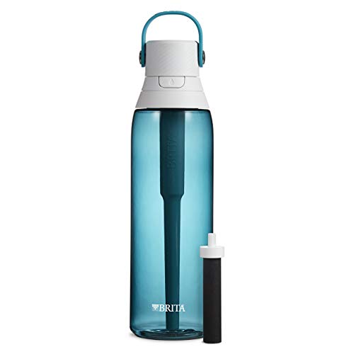 Hard Sided Plastic Premium Filtering Water Bottle