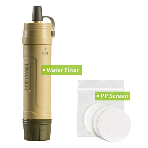 Portable Water Filter for Camping Hiking Backpacking Emergency and Survival Preparedness L605 Water Purifier