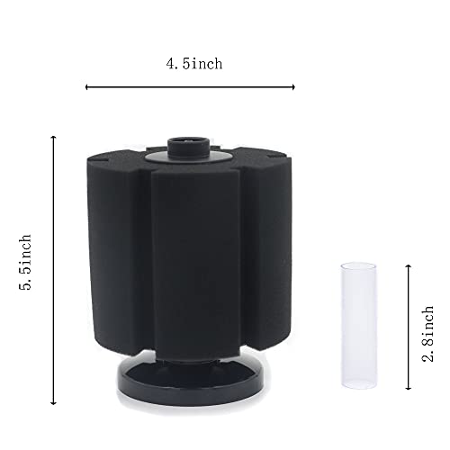 2 Pcs Large Sponge Filter Kit for 125 Gallon Tank (2 Count)