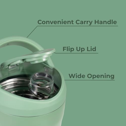 Insulated Protein Shaker Bottle 24 oz
