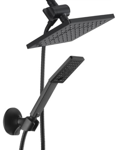 Rain Shower Head with Handheld Spray