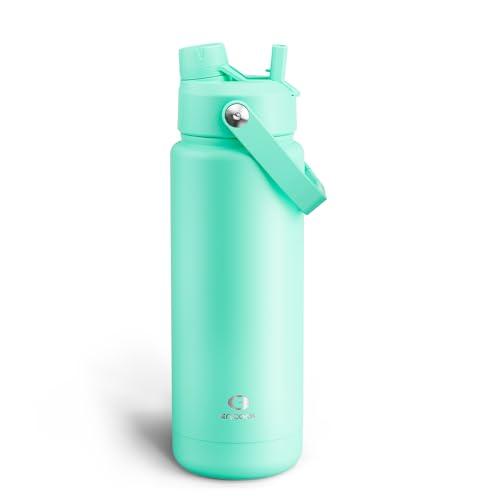 Insulated Water Bottle with Straw Stainless Steel Water Bottle