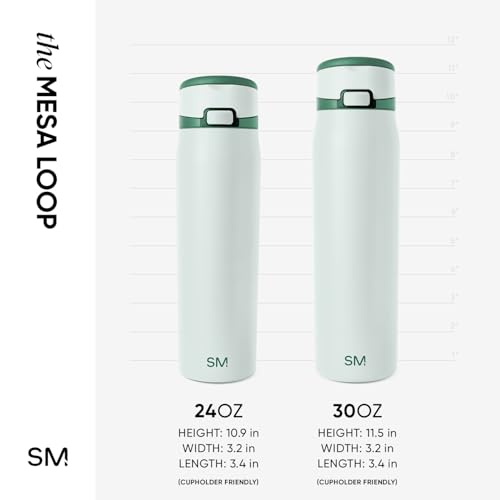 Water Bottle with Straw & Handle