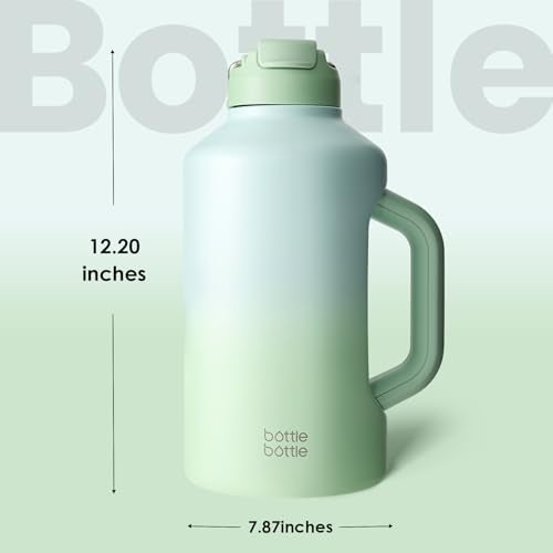 Insulated Water Bottle 64 oz Dual