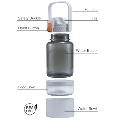 53oz Large Dog Water Bottle for All Day Travel Feeding & Hydration