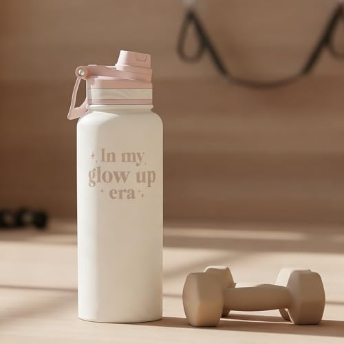 Inspiration Stainless Steel Water Bottle with Strap 32oz