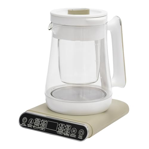 Electric Kettle Tea Maker with Filter & Stew Pot